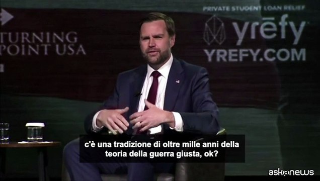 Vance al papa: Deve stare attento quando parla di teologia