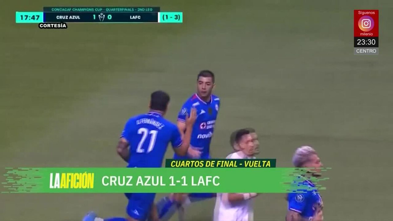 Cruz Azul eliminado de Concachampions por LAFC | Milenio Noticias La Afición, 14 de abril de 2026