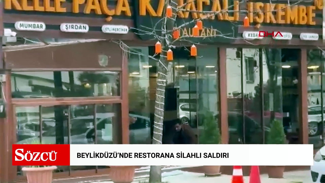 Beylikdüzü'nde restorana silahlı saldırı
