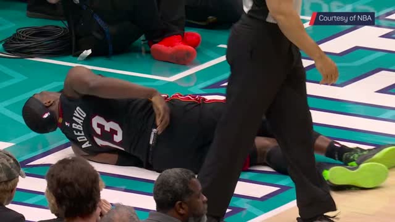 LaMelo Ball injures Bam Adebayo in Hornets win