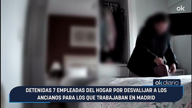 Detenidas 7 empleadas del hogar por desvalijar a los ancianos para los que trabajaban en Madrid