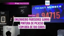 Engenheiro parisiense ganha pintura de Picasso após comprar rifa de 100 euros