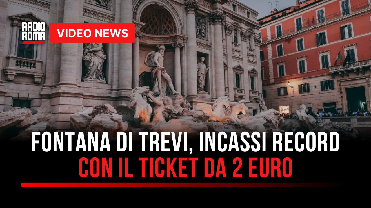 Fontana di Trevi, incassi record con il ticket da 2 euro
