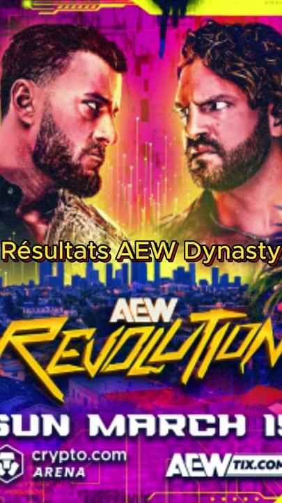 Flash Résultats AEW DYNASTY