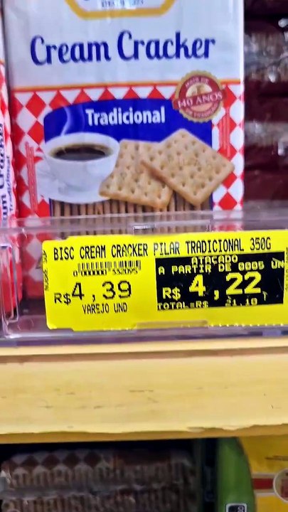 Preço de Biscoito Pilar em Pernambuco! 🍪 | Cracker Prices in Brazil!