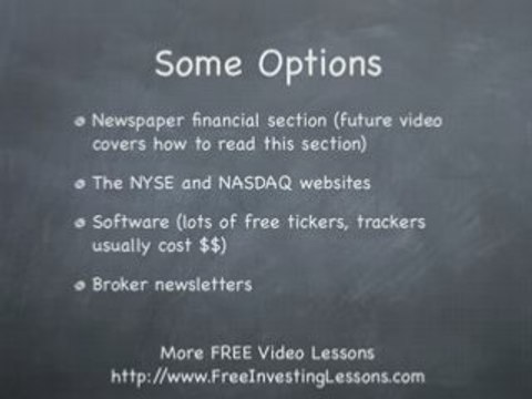 Value Investing: Keeping Track of Your Stocks