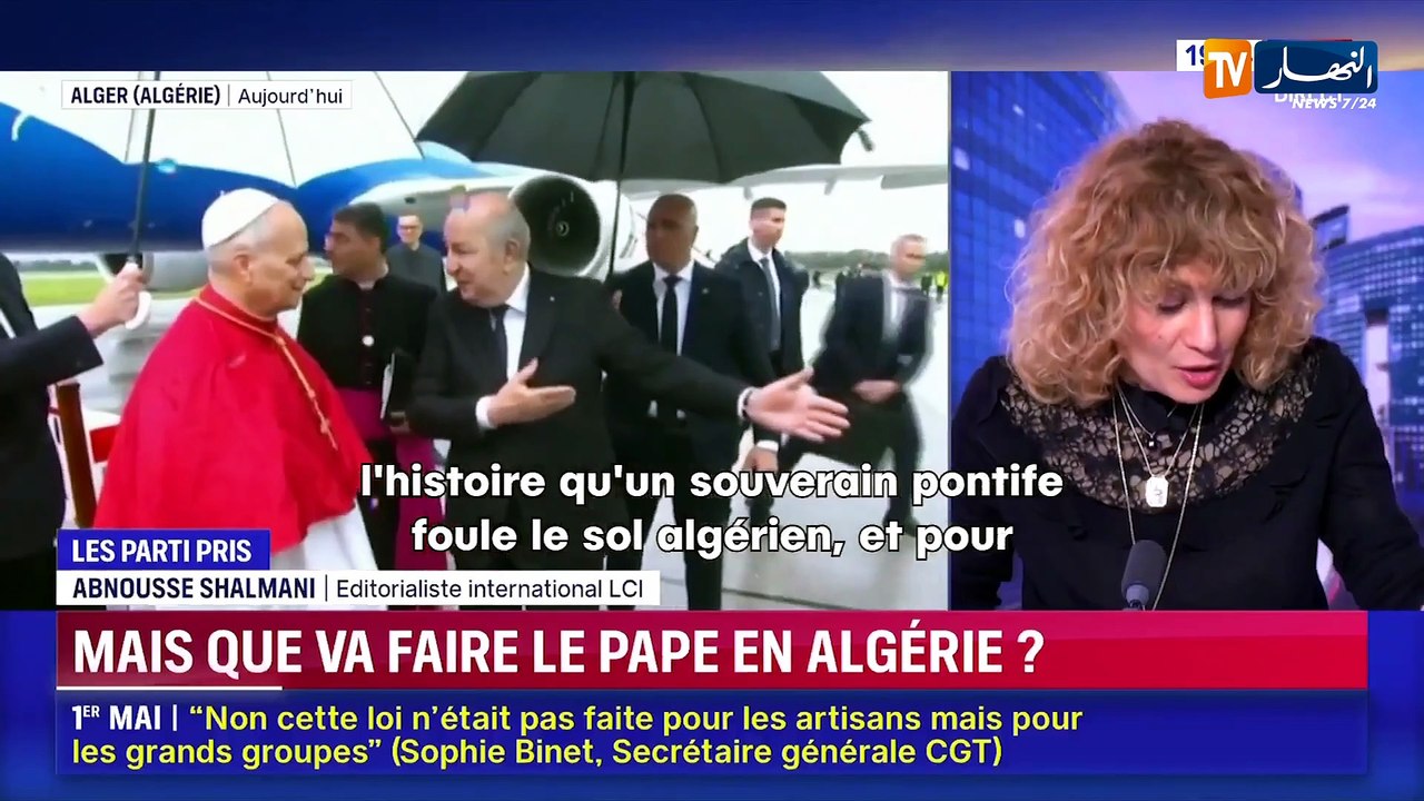 زيارة البابا إلى الجزائر تربك الإعلام الفرنسي.. نشر للكراهية بين الديانات وتشويه للجزائر