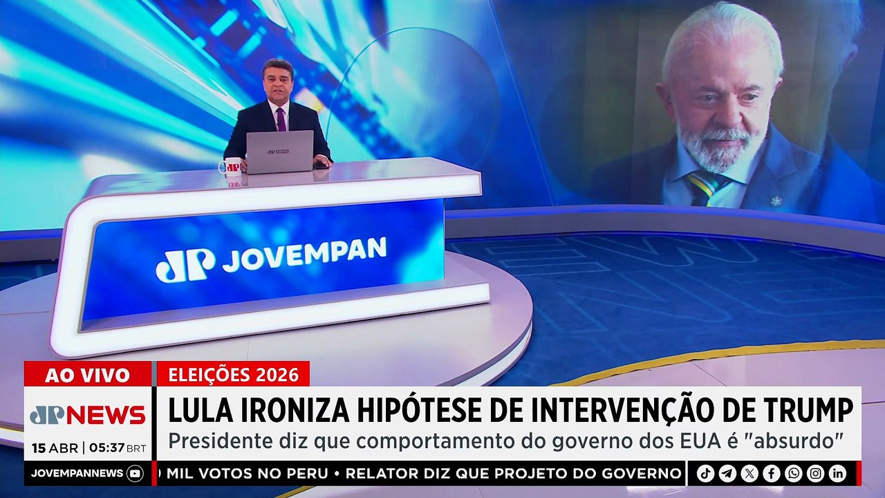 Lula ironiza possibilidade de intervenção de Trump nas eleições
