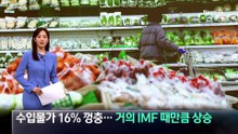 수입물가 16% 껑충…거의 IMF 때만큼 상승