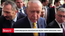 Cumhurbaşkanı Erdoğan'dan seçim tarihi sorusuna yanıt