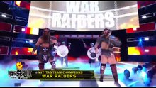 NXT TakeOver- New York great match between Aleister Black and War Raiders مباراة رائعة فريق اليستر بلاك ضد فريق وار ريدرز