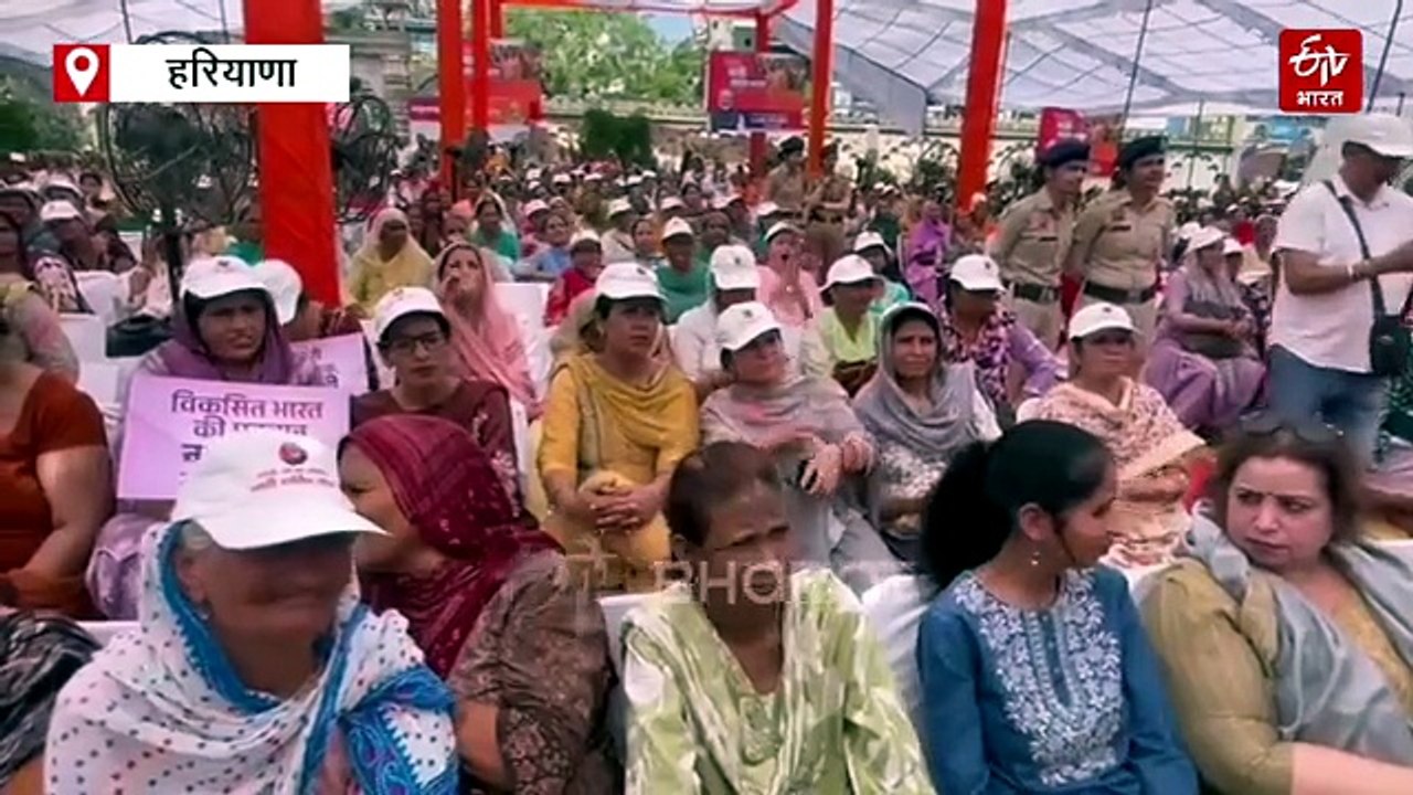 करनाल से उठी नारी शक्ति की बुलंद आवाज, महिला आरक्षण कानून के समर्थन में निकली गई पदयात्रा