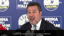 Salvini: "Trump sbaglia se attacca il Papa o il governo italiano"