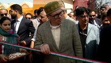 Omar Abdullah Refuses to Cut Tricolor Ribbon | Shows Respect to National Flag