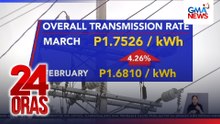 NGCP - Singil sa kuryente ngayong Abril, tataas dahil sa mahal na ancillary services | 24 Oras