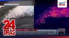 Fire still ablaze underneath Navotas landfill | 24 Oras