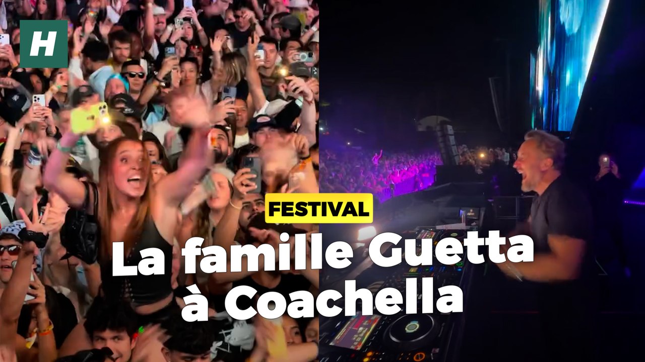 En plein set à Coachella, David Guetta reconnaît sa fille dans la foule