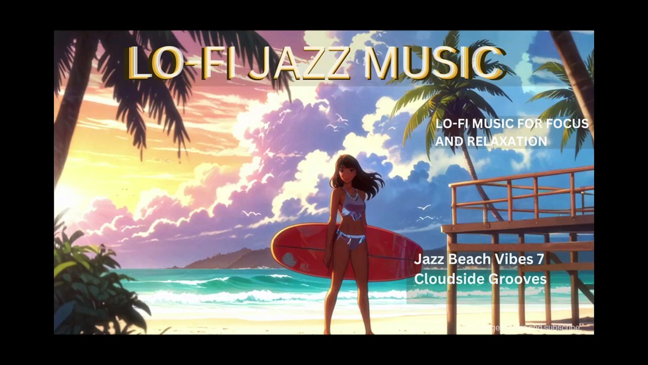 JAZZ BEACH VIBES 7: CLOUDSIDE GROOVES - Lo-fi jazz music for focus, rest and relaxation