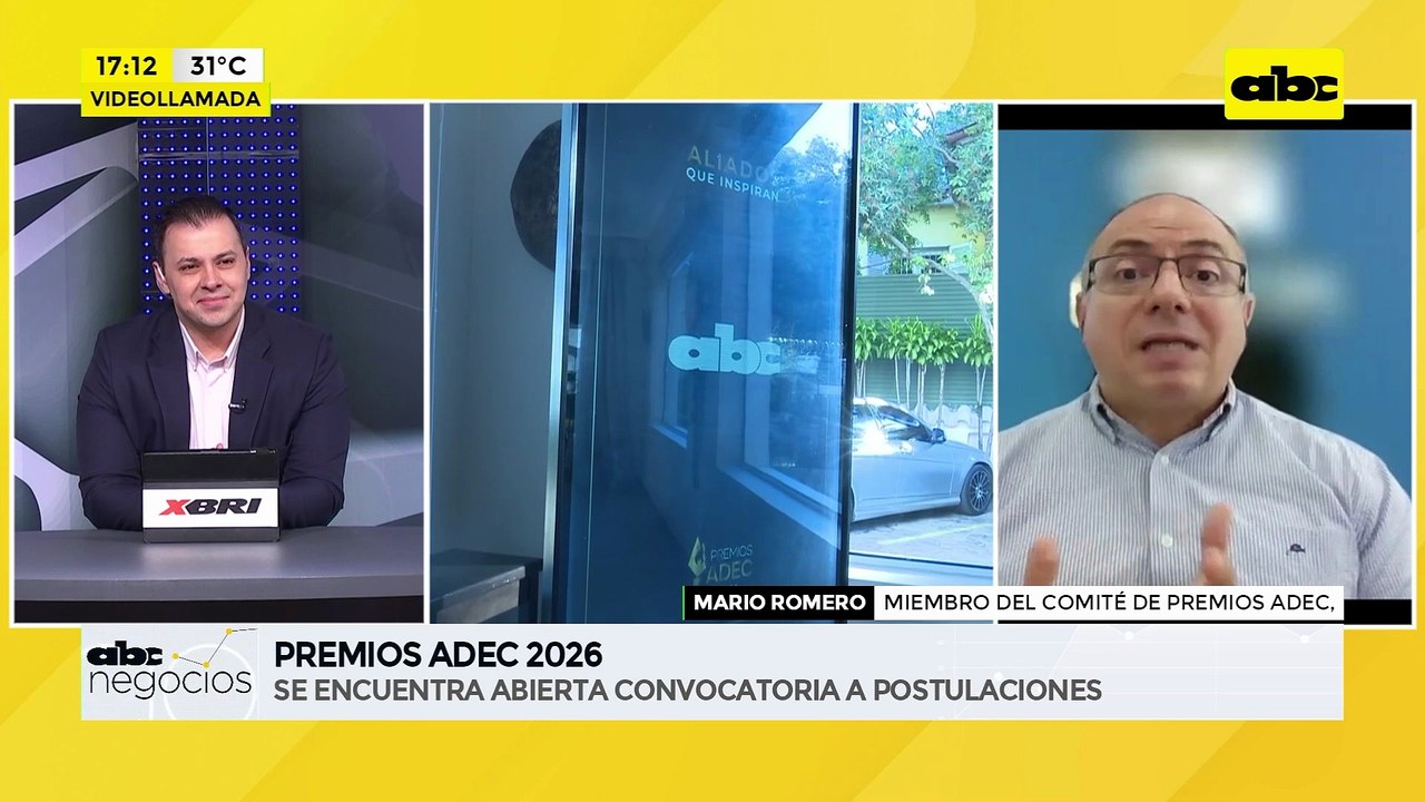 ABC Negocios: Premios Adec 2026 se encuentra abierta convocatoria a postulaciones