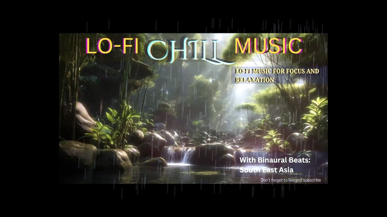 LOFI CHILL MUSIC WITH BINAURAL BEATS: SOUTH EAST ASIA - Lo-fi chill music for focus, rest and relaxation