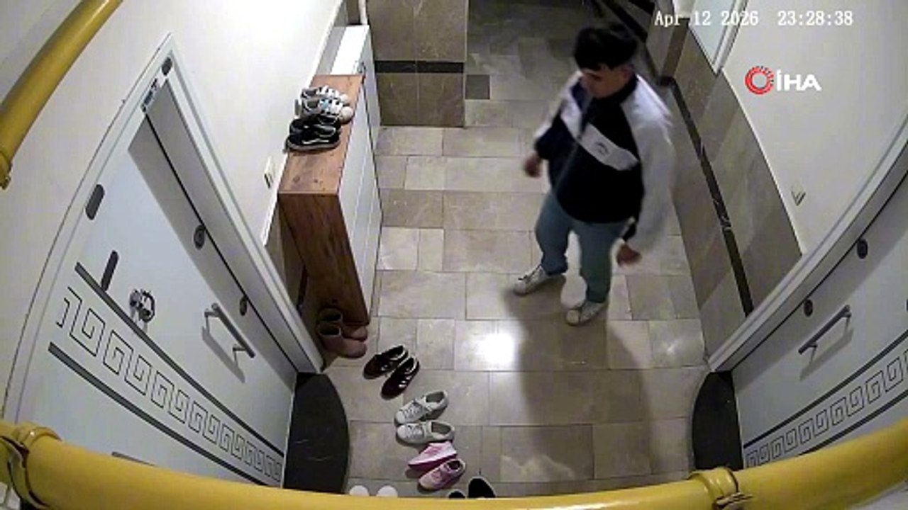 Ayakkabı hırsızı tutuklanarak cezaevine gönderildi: Hırsızlık anları kamerada
