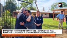 El Instituto Instituto para No Videntes de Posadas recibió equipamiento tecnológico adaptado