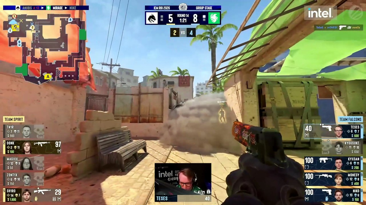 Counter-Strike #291: "TeSeS - 4 Deagle kills on the bombsite B defense"