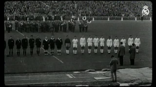 FOOTBALL: LaLiga: Real Madrid pay tribute to Santamaria (Archive footage and GVs)