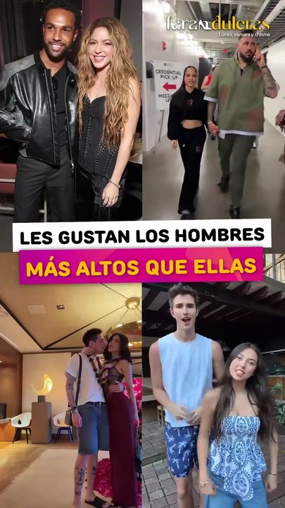 A estas famosas les gustan los hombres más altos que ellas