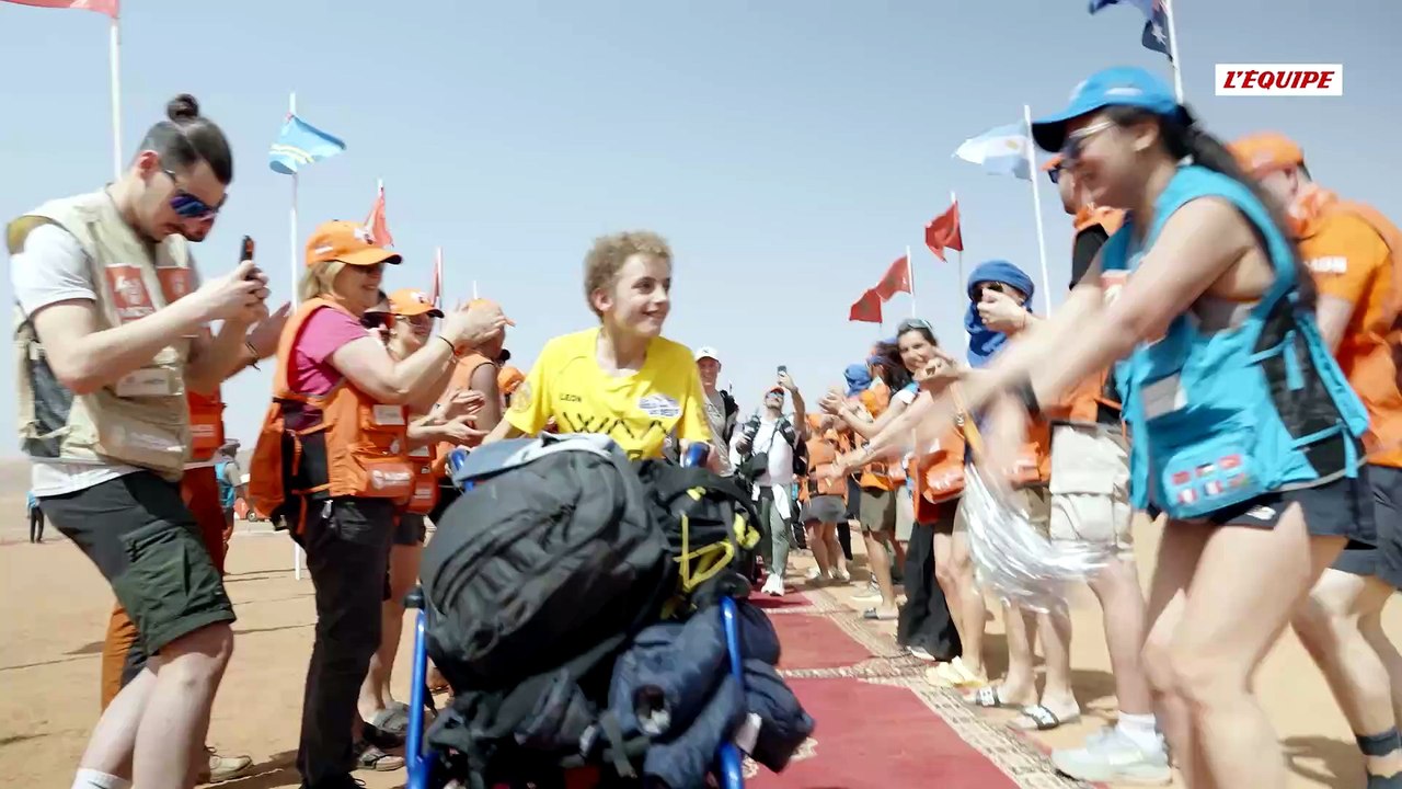 270 kilomètres parcourus dans le désert marocain… le magnifique défi relevé par Léon, 12 ans et en situation de handicap - Ultra-trail - Marathon des Sables