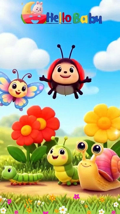 Insects Song 🐞🐛🦋 | Cute Bugs Rhyme