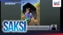 Kuwelang moments ng mga hiker sa bundok | Saksi