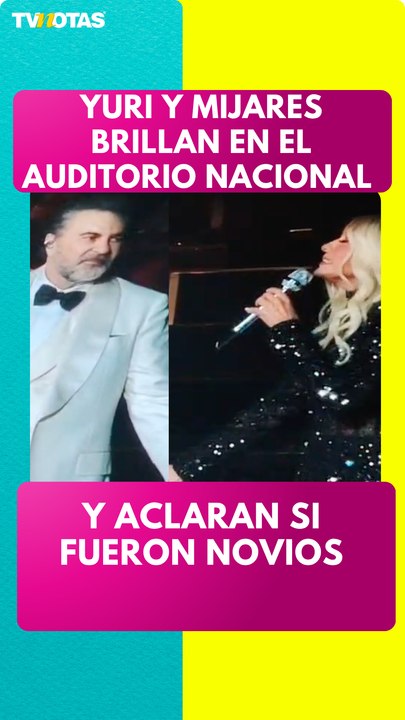 Yuri y Mijares deslumbran en el Auditorio Nacional y sorprenden con confesión ¿tuvieron una relación en el pasado?