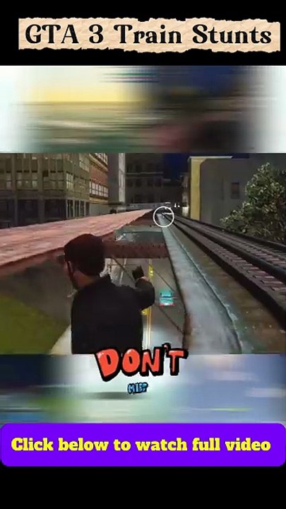 GTA 3 train stunt