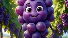 Learn Colors for Kids: The Purple Grape! 🍇 #Shorts