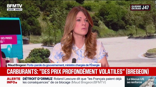 Carburant: Des prix qui sont profondément volatiles , reconnaît Maud Bregeon, porte-parole du gouvernement
