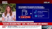 Carburants: "Nous n'avons pris aucune décision" sur l'encadrement des marges des distributeurs, assure Maud Bregeon
