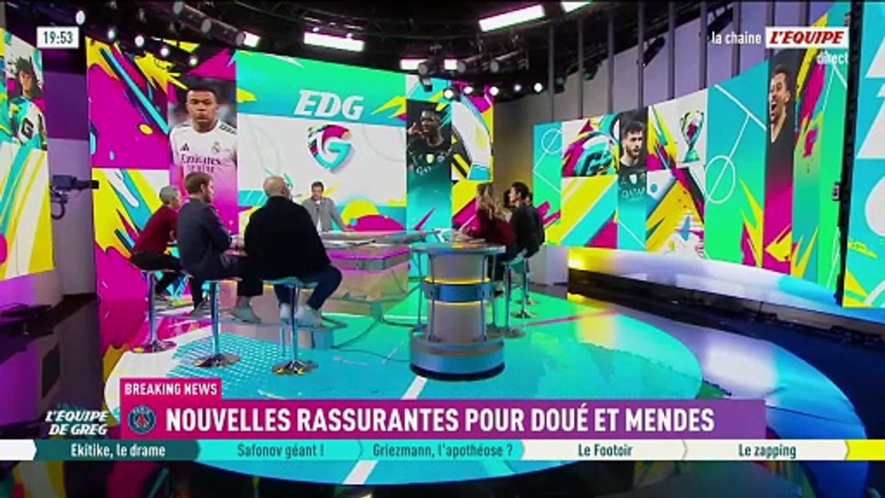 Des nouvelles rassurantes pour Nuno Mendes et Désiré Doué, touchés et remplacés lors de Liverpool-PSG - Foot - PSG