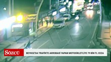 Beykoz’da trafikte motosikletle akrobatik hareketler yapan sürücüye 79 bin lira ceza