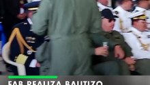 FAB realiza bautizo simbólico y declara miembro honorario al presidente Paz