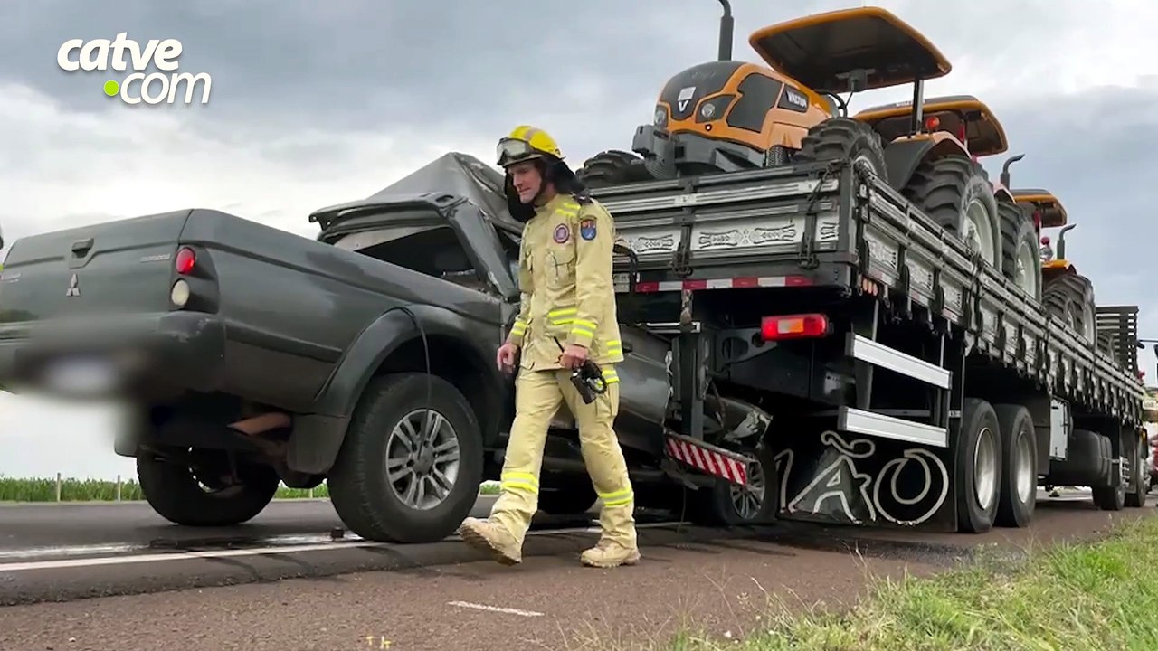 Motorista morre em acidente com caminhão na BR-163