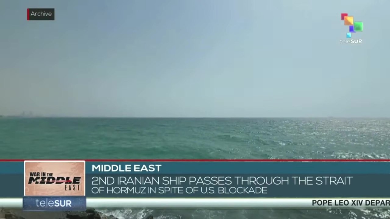2nd Iranian ship passes through the strait of Hormuz in spite of US blockade