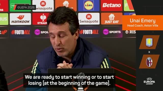 Emery issues Villa warning ahead of quarter-final