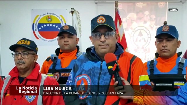 Protección Civil se desplegó en Lara para atender afectaciones por fuertes lluvias