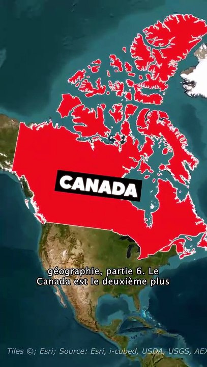Ces faits géographiques vont te bluffer! 😱 Californie > Canada #géographie