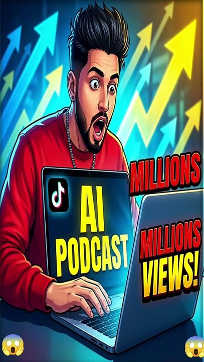 FREE AI Se Viral Podcast Videos Banao 😱 | TikTok Par Millions Views Ka Secret 🔥