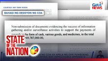Ridon: Pagbasura ng COA sa apela ng OVP, puwedeng basehan kung may impeachable offense si VP Sara | SONA