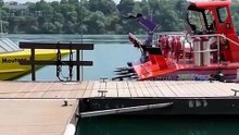 Man Doubles Life Jackets Each Jump—Hilarious Water Challenge|| Heartsome 💖