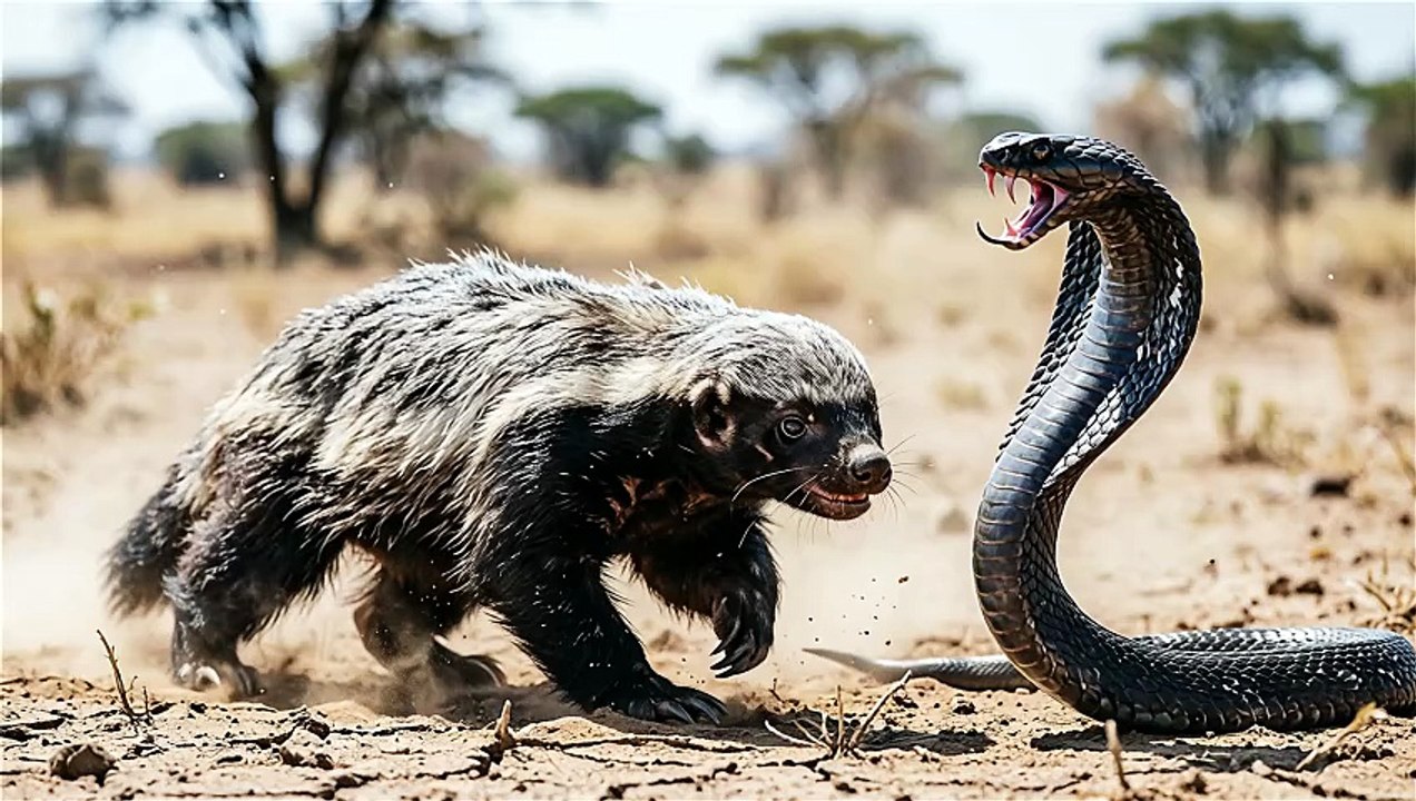Honey Badger vs Cobra – Fearless Fight