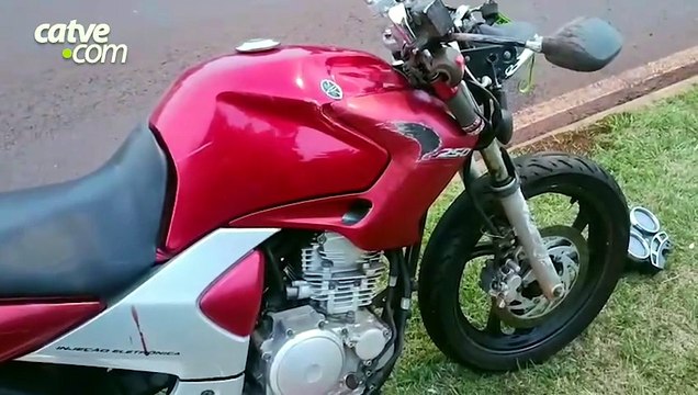 Motociclista fica ferido após bater na traseira de carro em avenida de Toledo
